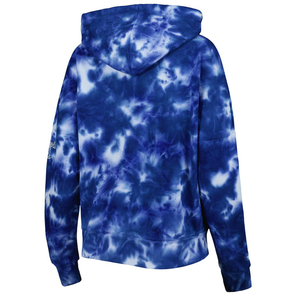 Indianapolis Colts New Era Women's Cloud Dye Fleece Pullover Hoodie - Royal cheap