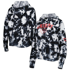 Kansas City Chiefs New Era Women's Cloud Dye Fleece Pullover Hoodie - Black online