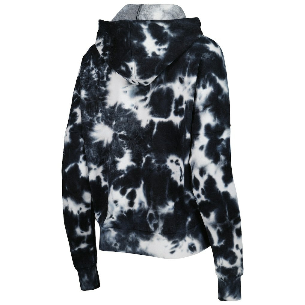 Las Vegas Raiders New Era Women's Cloud Dye Fleece Pullover Hoodie - Black on sale