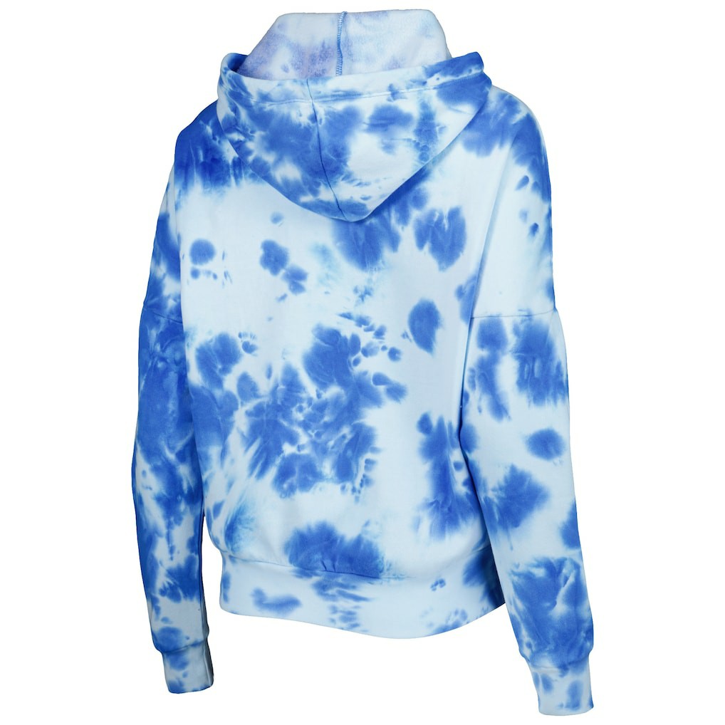 Los Angeles Chargers New Era Women's Cloud Dye Fleece Pullover Hoodie - Powder Blue sale