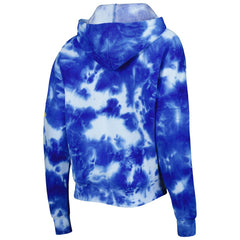 Los Angeles Rams New Era Women's Cloud Dye Fleece Pullover Hoodie - Royal outlet