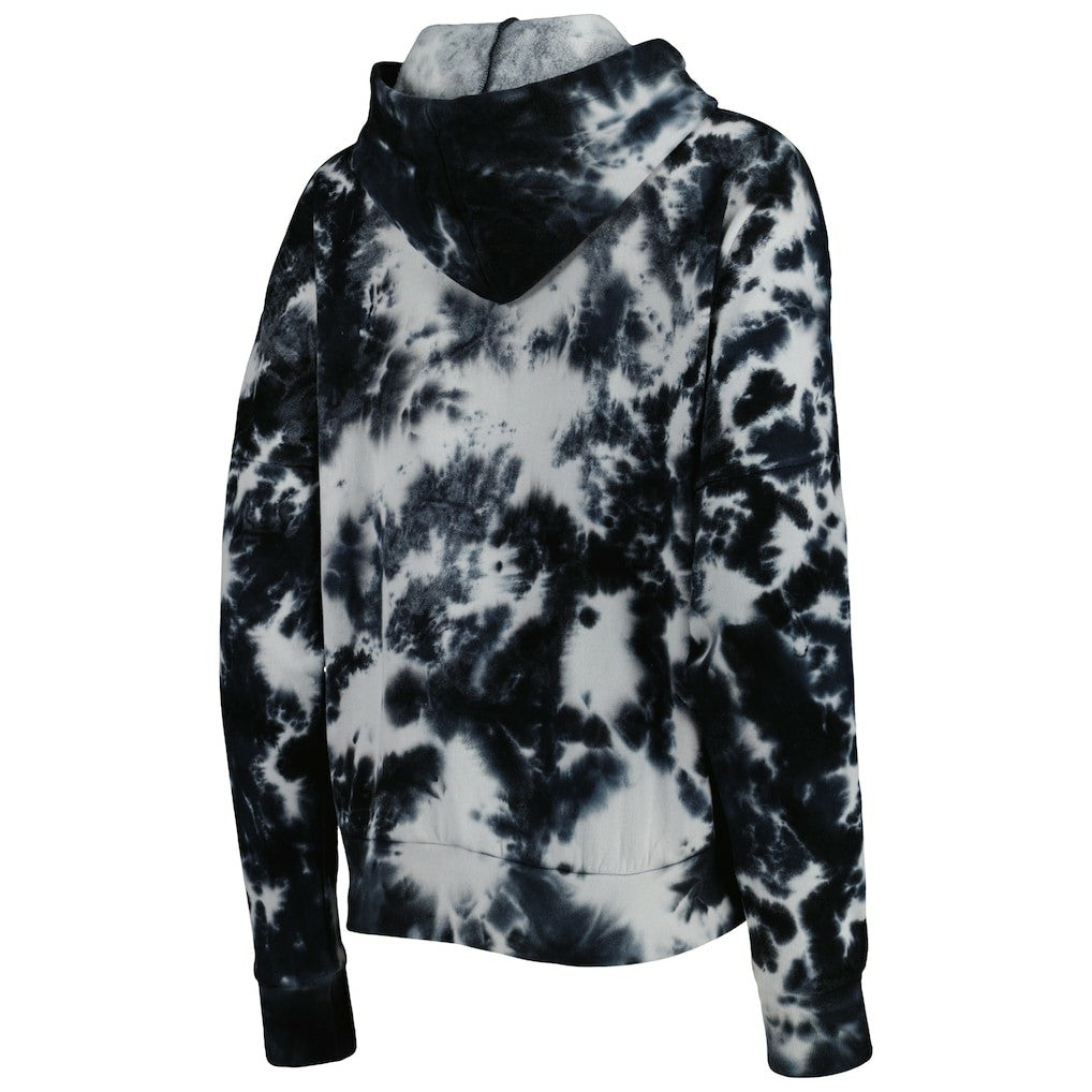 New Orleans Saints New Era Women's Cloud Dye Fleece Pullover Hoodie - Black discount