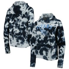 Tennessee Titans New Era Women's Cloud Dye Fleece Pullover Hoodie - Navy sale