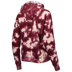 Washington Commanders New Era Women's Cloud Dye Fleece Pullover Hoodie - Burgundy discount
