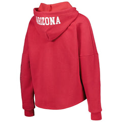 Arizona Cardinals New Era Women's Foil Sleeve Pullover Hoodie - Cardinal online