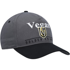 Vegas Golden Knights '47 Super Hitch Adjustable Snapback Hat - Charcoal/Black Hats