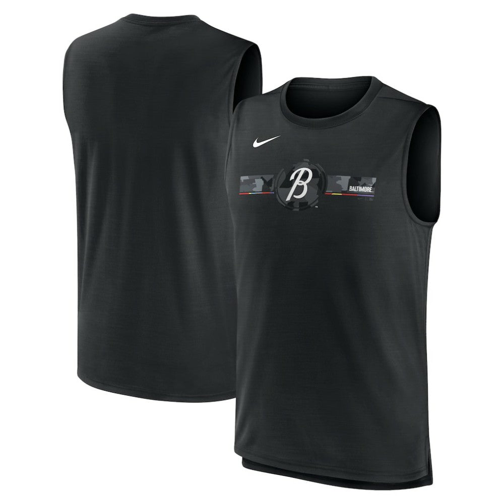 Baltimore Orioles City Connect Muscle Tank Black