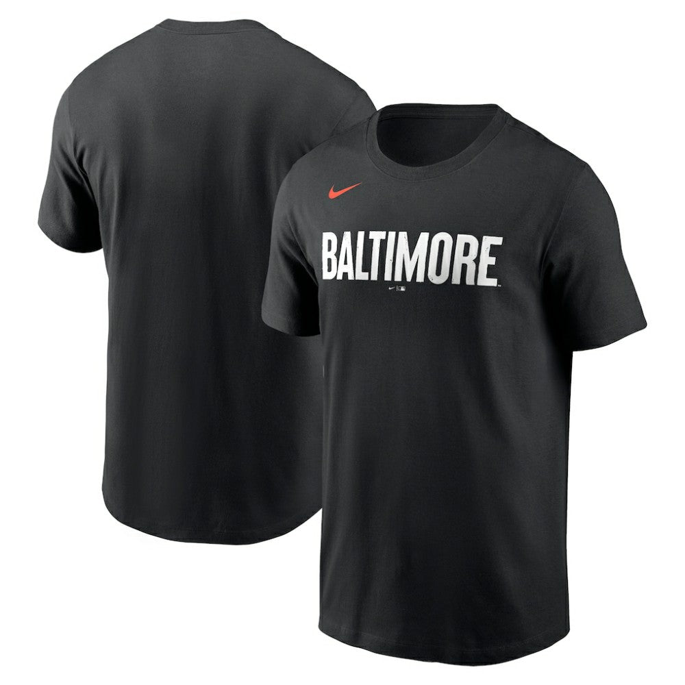 Baltimore Orioles City Connect Wordmark T-Shirt Black