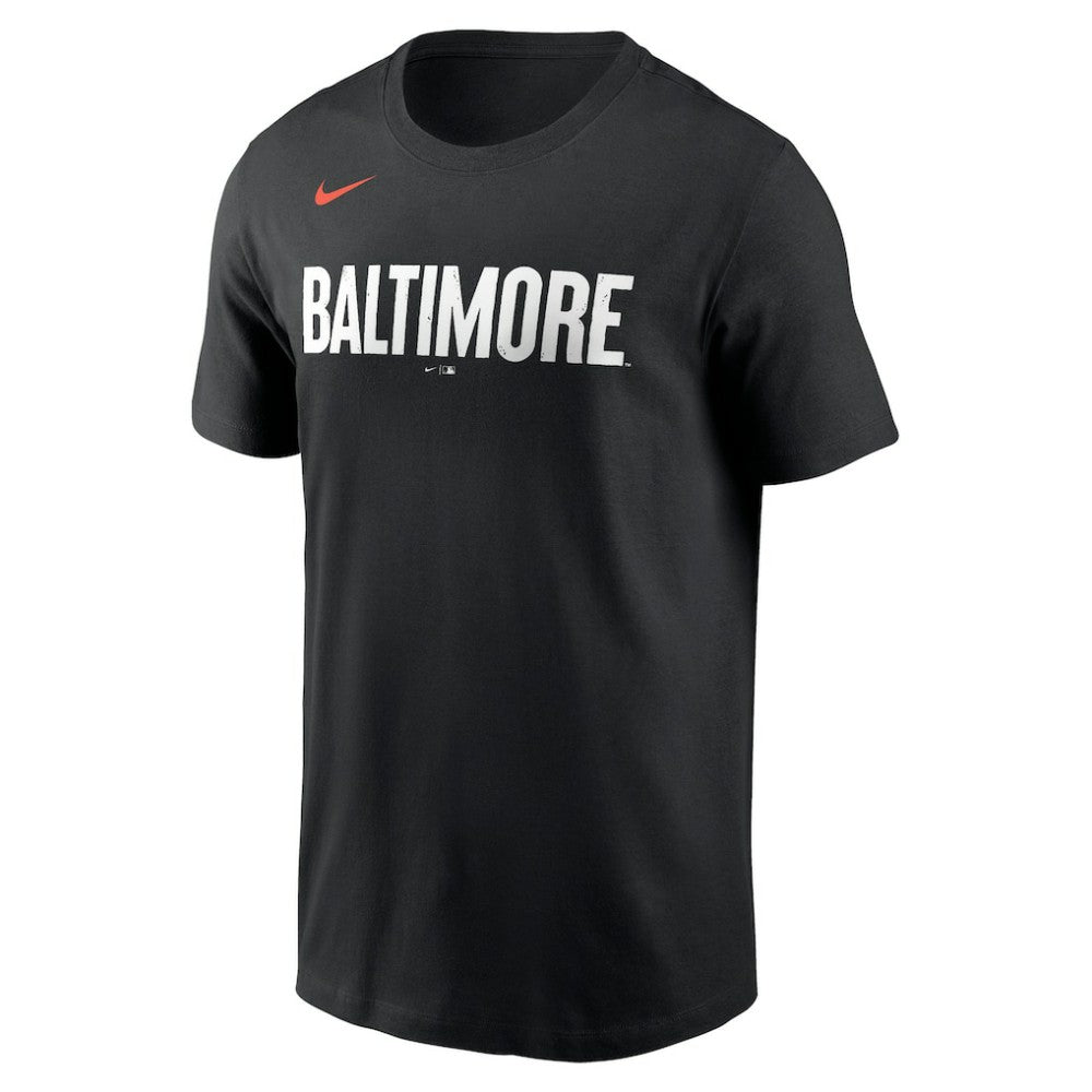 Baltimore Orioles City Connect Wordmark T-Shirt Black