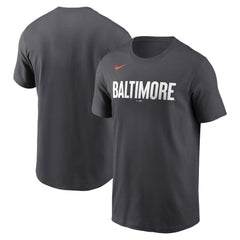 Baltimore Orioles City Connect Wordmark T-Shirt Black