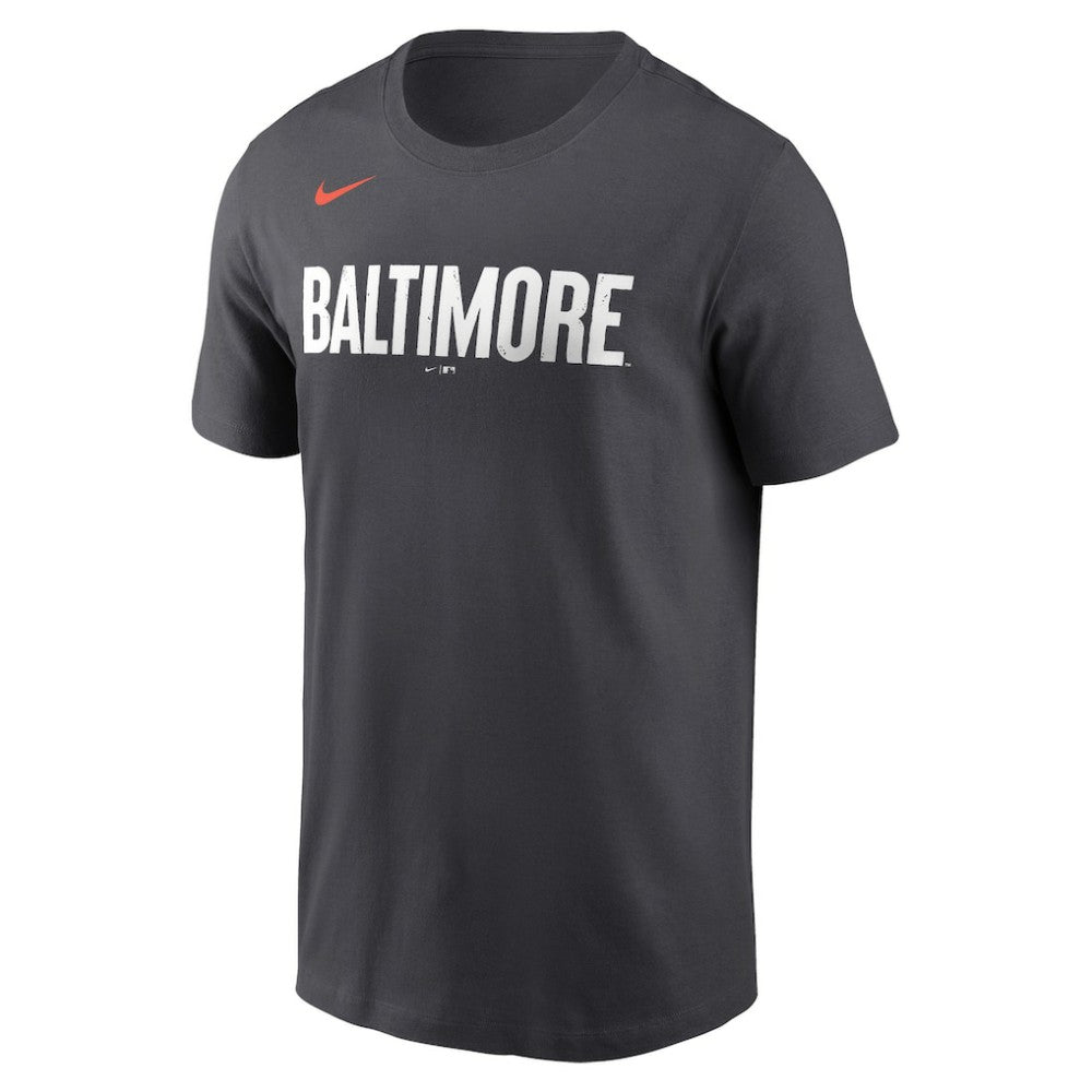 Baltimore Orioles City Connect Wordmark T-Shirt Black