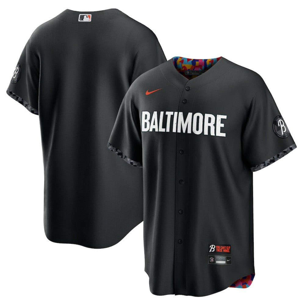 Baltimore Orioles City Connect Replica Jersey Black