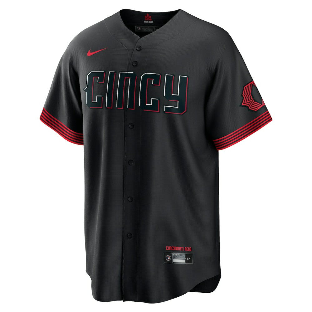 Cincinnati Reds City Connect Replica Jersey Black