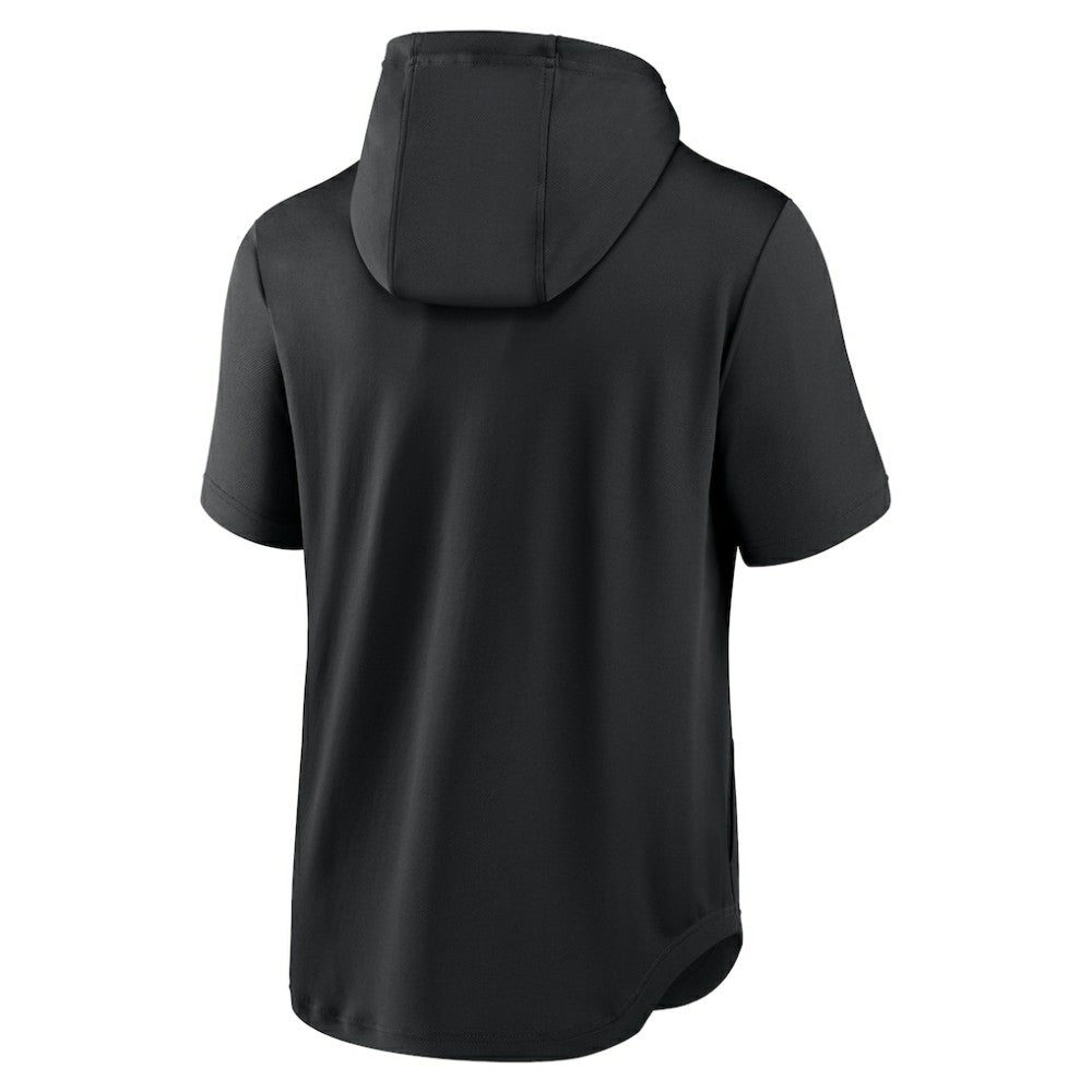 Chicago White Sox City Connect Short Sleeve Pullover Hoodie Black