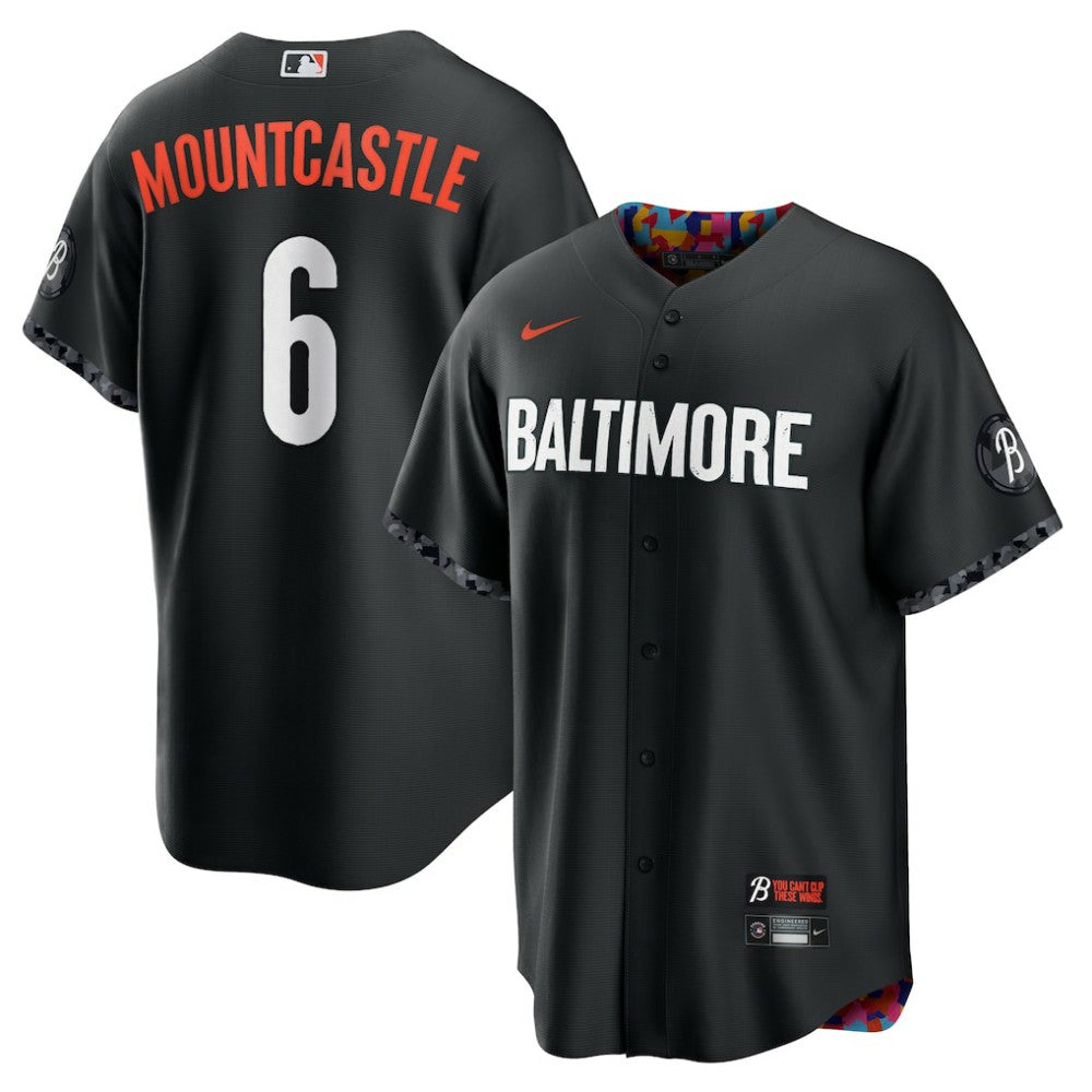 Ryan Mountcastle Baltimore Orioles City Connect Replica Player Jersey Black