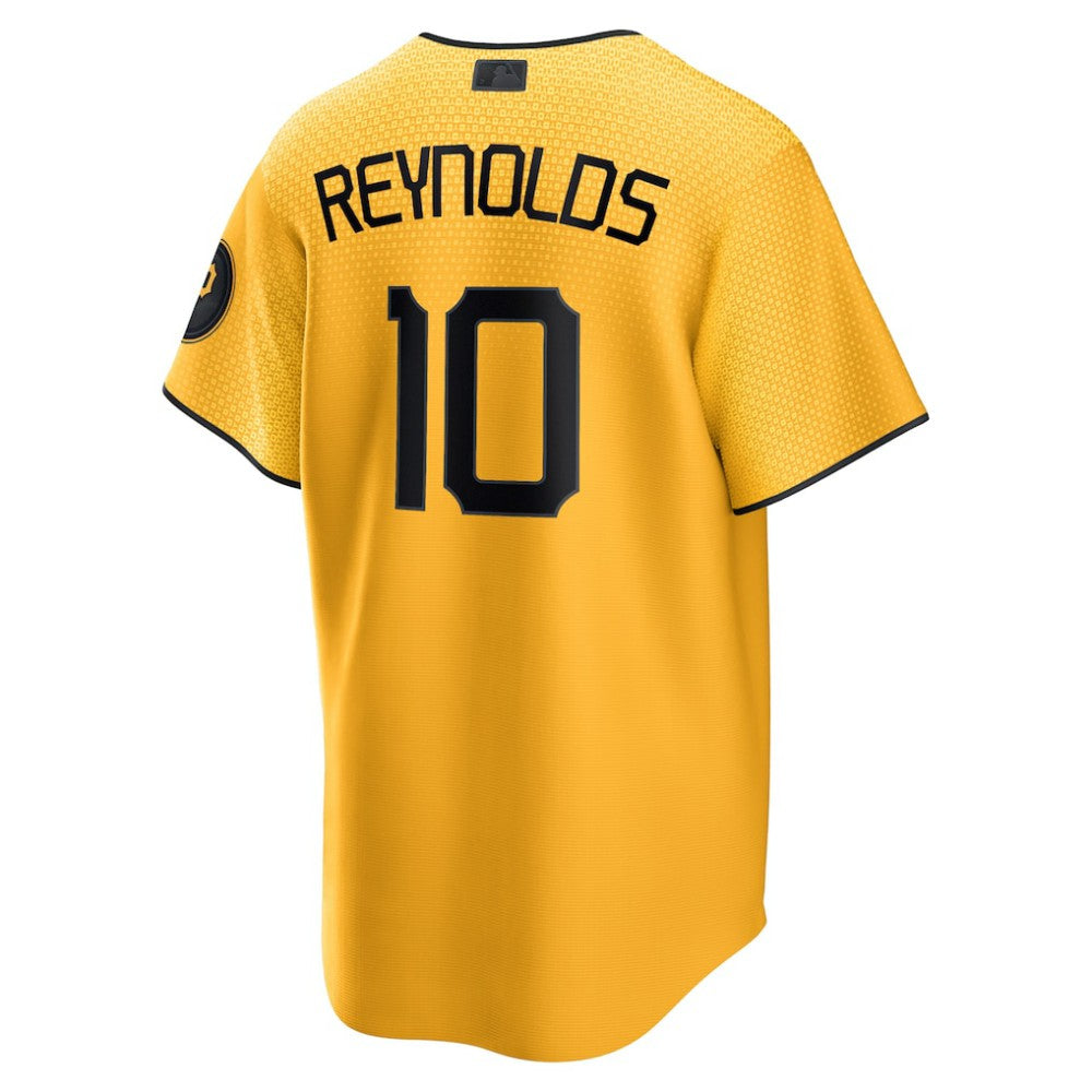 Bryan Reynolds Pittsburgh Pirates City Connect Replica Player Jersey Gold