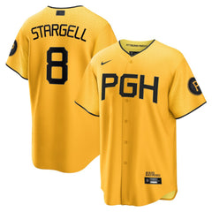 Willie Stargell Pittsburgh Pirates City Connect Replica Player Jersey Gold