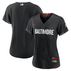 Baltimore Orioles Women's City Connect Replica Jersey Black