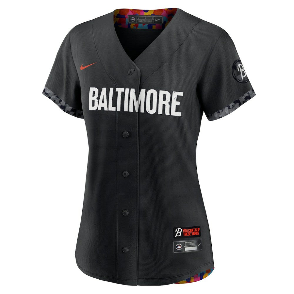 Baltimore Orioles Women's City Connect Replica Jersey Black