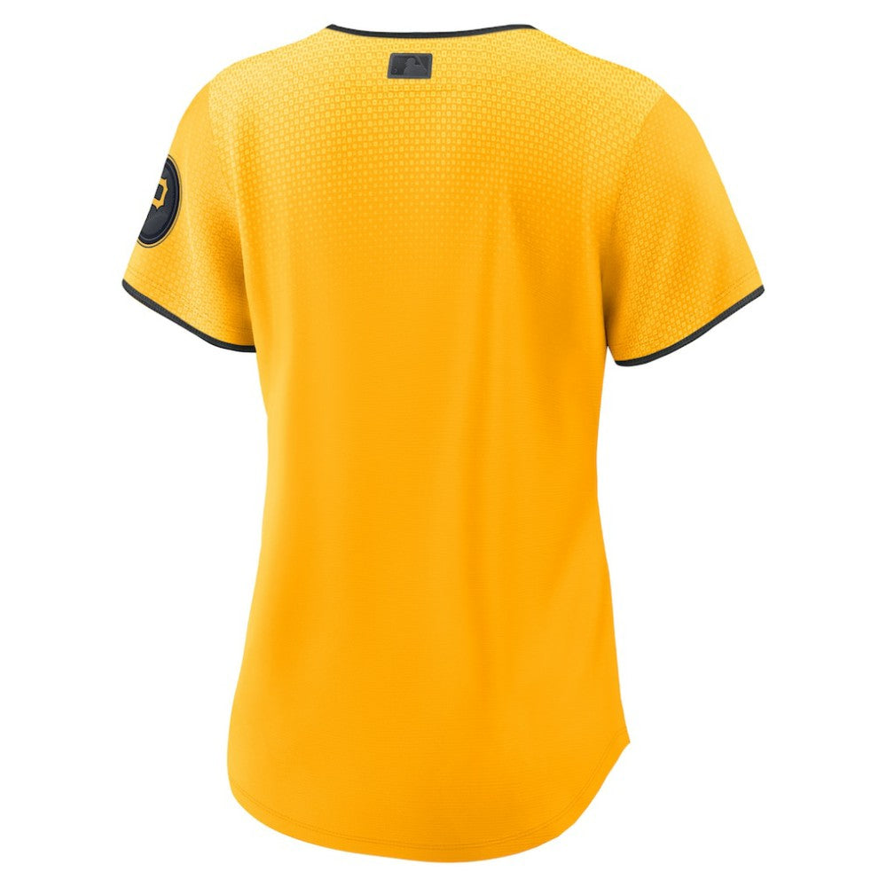 Pittsburgh Pirates Women's City Connect Replica Jersey Gold
