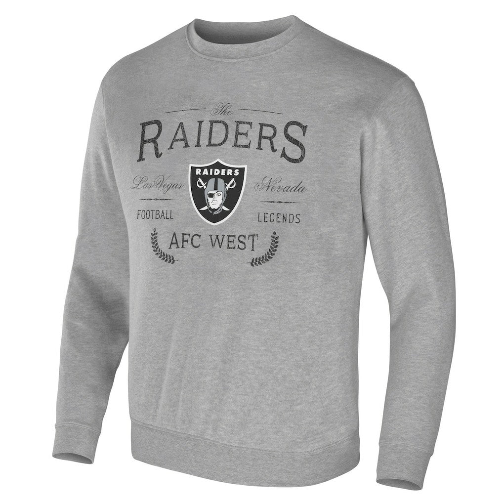 Las Vegas Raiders NFL x Darius Rucker Collection Pullover Sweatshirt - Heather Gray discount