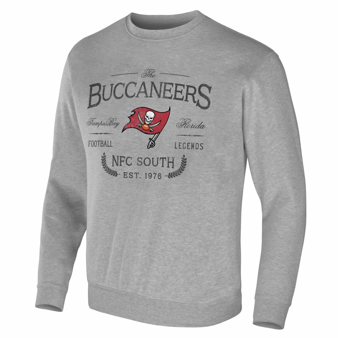 Tampa Bay Buccaneers NFL x Darius Rucker Collection Pullover Sweatshirt - Heather Gray sale