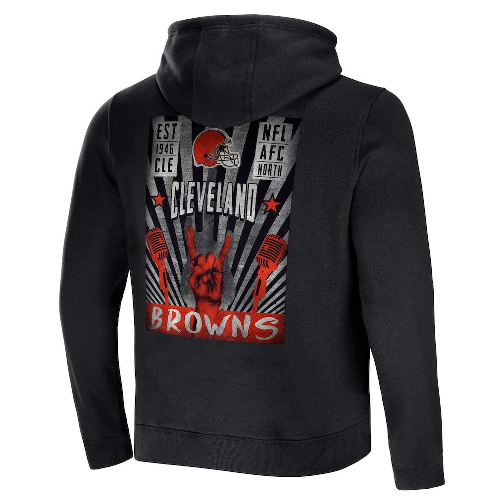 Cleveland Browns NFL x Darius Rucker Collection Rocker Full-Zip Hoodie - Black discount