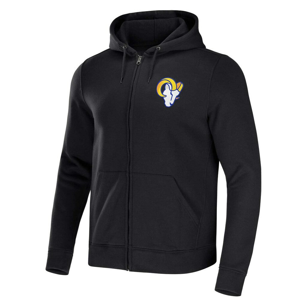 Los Angeles Rams NFL x Darius Rucker Collection Rocker Full-Zip Hoodie - Black cheap