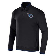 Tennessee Titans NFL x Darius Rucker Collection Logo Quarter-Zip Top - Black on sale