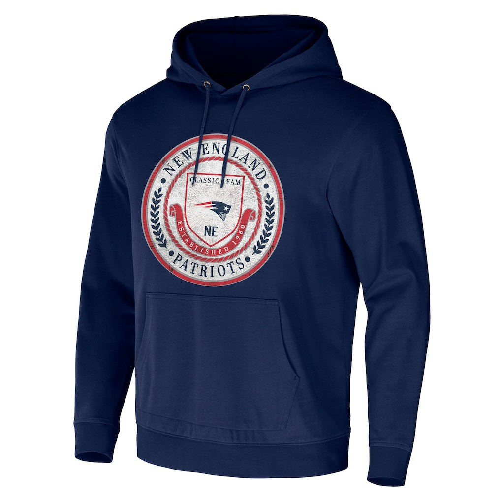 New England Patriots NFL x Darius Rucker Collection Washed Pullover Hoodie - Navy online