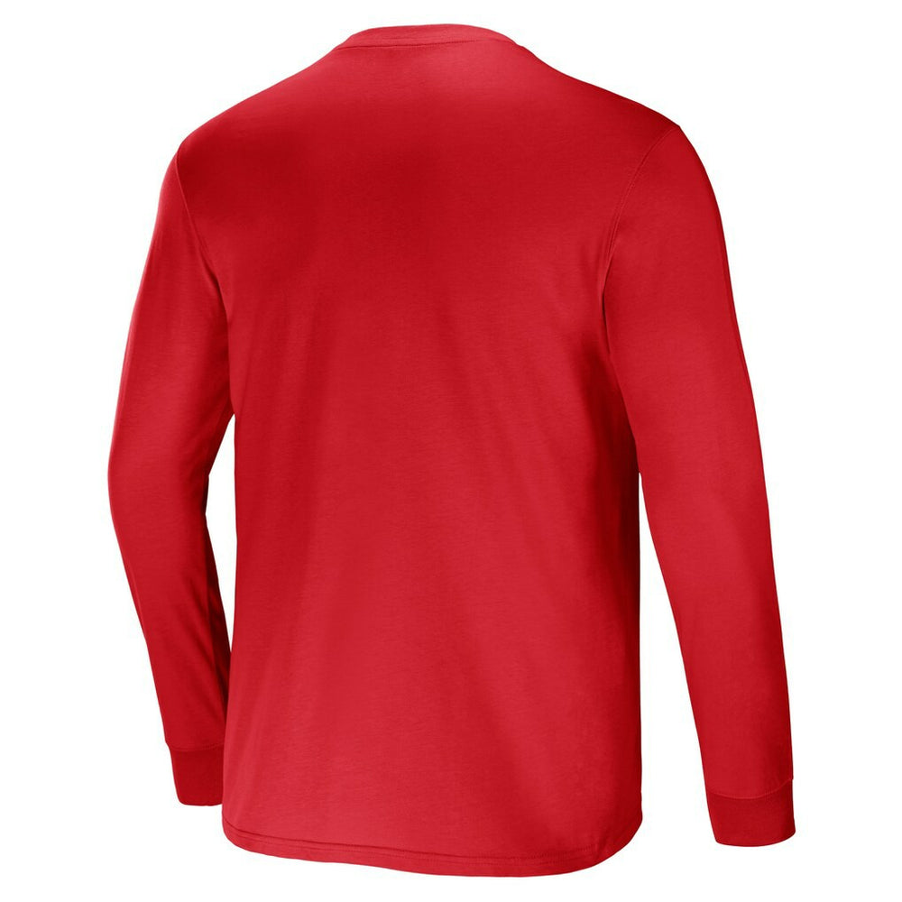Atlanta Falcons NFL x Darius Rucker Collection Team Long Sleeve Pocket T-Shirt - Red discount