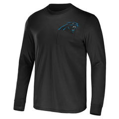 Carolina Panthers NFL x Darius Rucker Collection Team Long Sleeve Pocket T-Shirt - Black sale