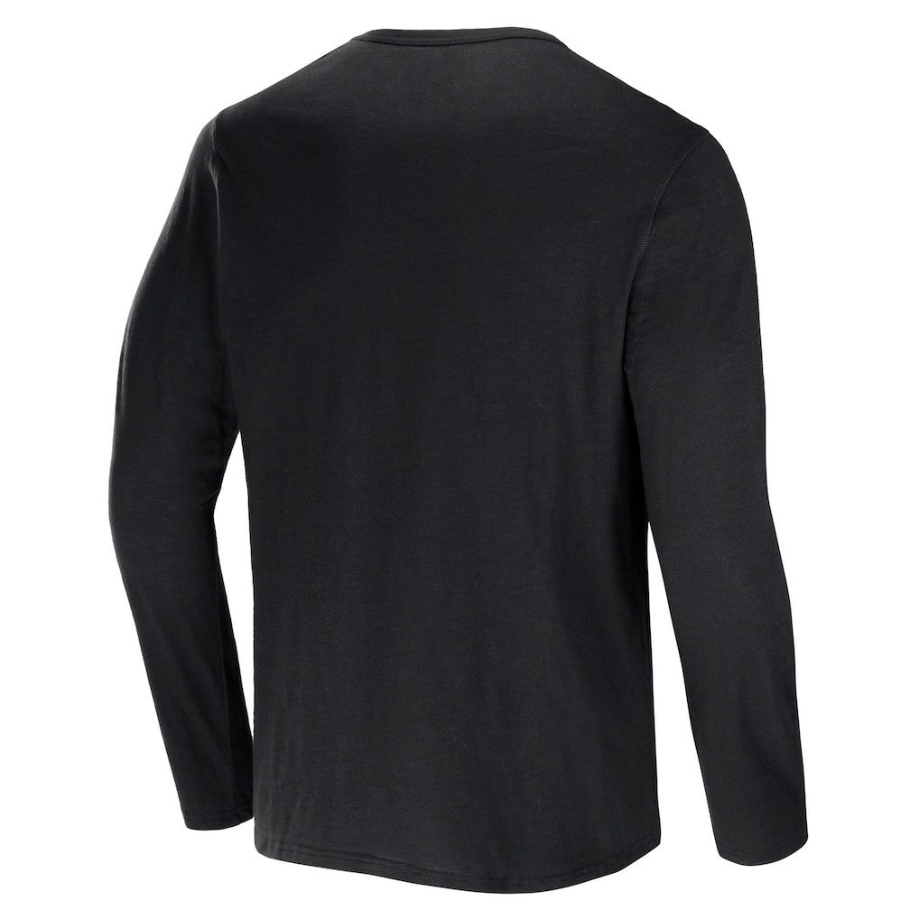 Las Vegas Raiders NFL x Darius Rucker Collection Slub Jersey Henley Long Sleeve T-Shirt - Black online