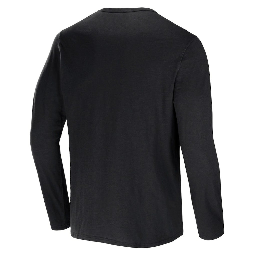Las Vegas Raiders NFL x Darius Rucker Collection Slub Jersey Henley Long Sleeve T-Shirt - Black online