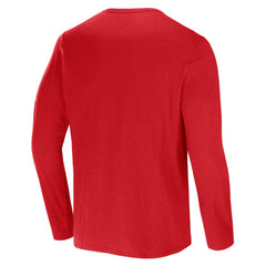 Tampa Bay Buccaneers NFL x Darius Rucker Collection Slub Jersey Henley Long Sleeve T-Shirt - Red sale
