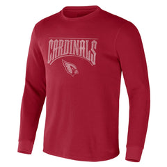 Arizona Cardinals NFL x Darius Rucker Collection Long Sleeve Thermal T-Shirt - Cardinal cheap