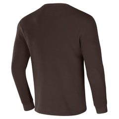 Cleveland Browns NFL x Darius Rucker Collection Long Sleeve Thermal T-Shirt - Brown on sale