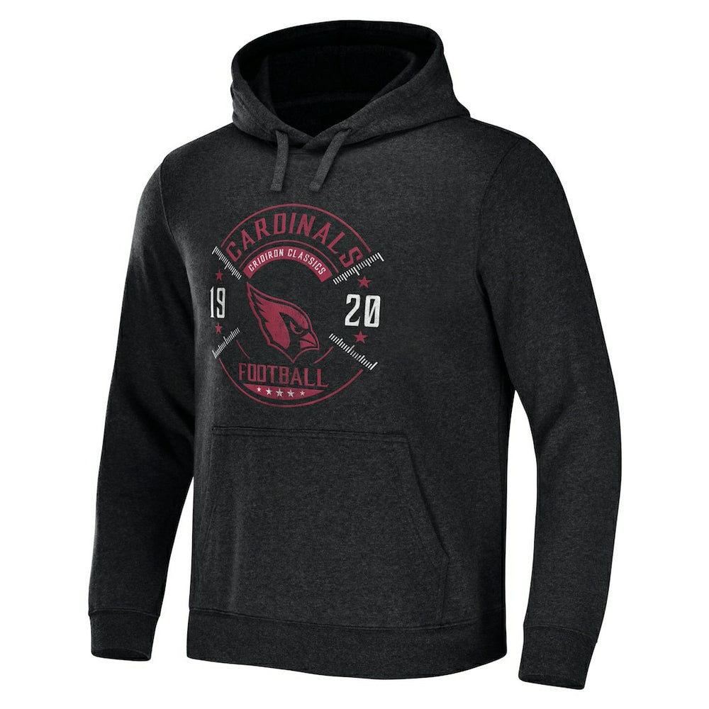 Arizona Cardinals NFL x Darius Rucker Collection Radar Pullover Hoodie - Heather Charcoal discount