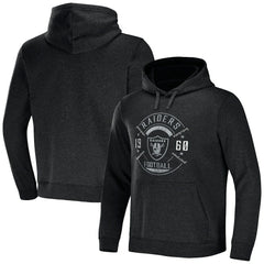 Las Vegas Raiders NFL x Darius Rucker Collection Radar Pullover Hoodie - Heather Charcoal discount