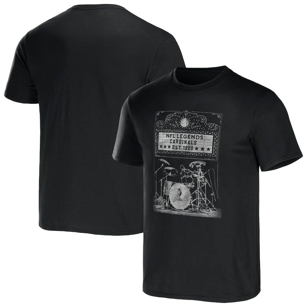 Arizona Cardinals NFL x Darius Rucker Collection Band T-Shirt - Black for sale