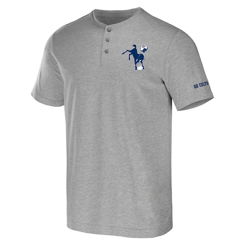 Indianapolis Colts NFL x Darius Rucker Collection Henley T-Shirt - Heather Gray outlet