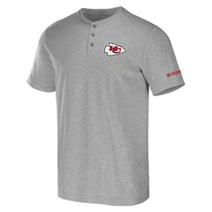 Kansas City Chiefs NFL x Darius Rucker Collection Henley T-Shirt - Heather Gray outlet