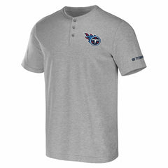 Tennessee Titans NFL x Darius Rucker Collection Henley T-Shirt - Heather Gray sale