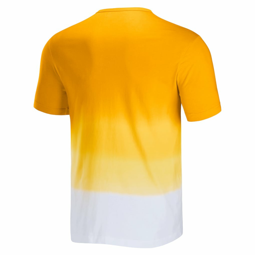 Los Angeles Rams NFL x Darius Rucker Collection Dip Dye Pocket T-Shirt - Gold/White discount