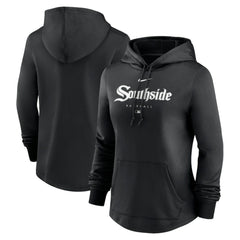 Chicago White Sox Women's City Connect Pregame Performance Pullover Hoodie Black