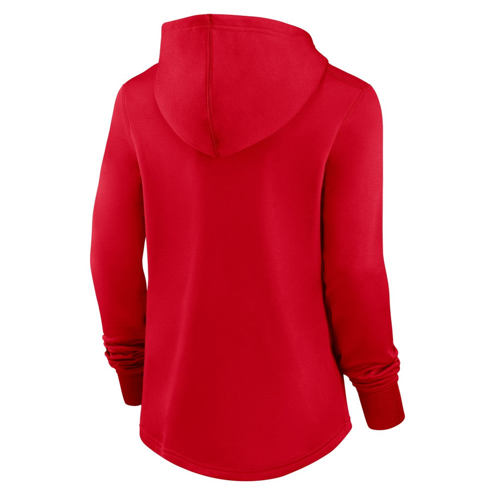 Miami Marlins Women's City Connect Pregame Performance Pullover Hoodie Red