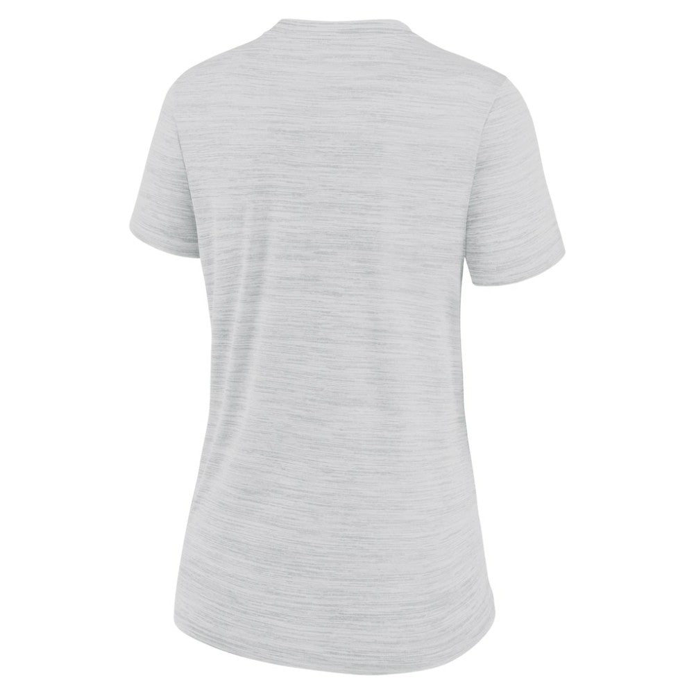 San Francisco Giants Women's City Connect Velocity Practice Performance V-Neck T-Shirt White