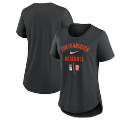 San Francisco Giants Women's City Connect Tri-Blend T-Shirt Black