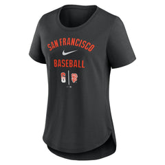San Francisco Giants Women's City Connect Tri-Blend T-Shirt Black