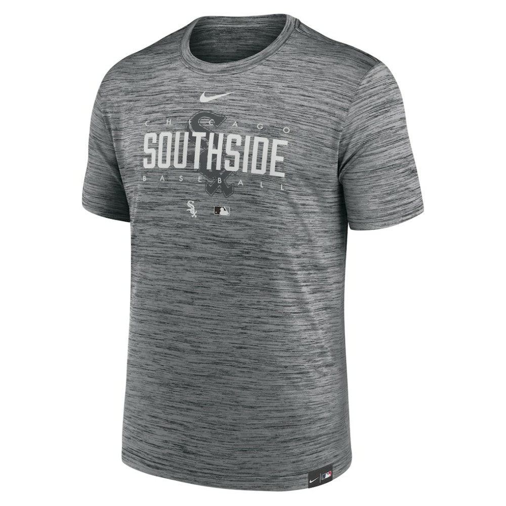 Chicago White Sox City Connect Velocity Practice Performance T-Shirt Anthracite